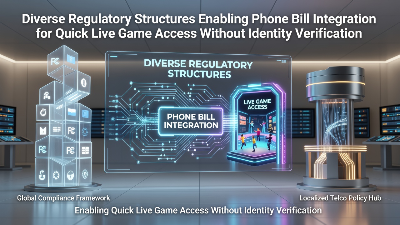Regulatory frameworks enabling phone bill integration for live gaming access