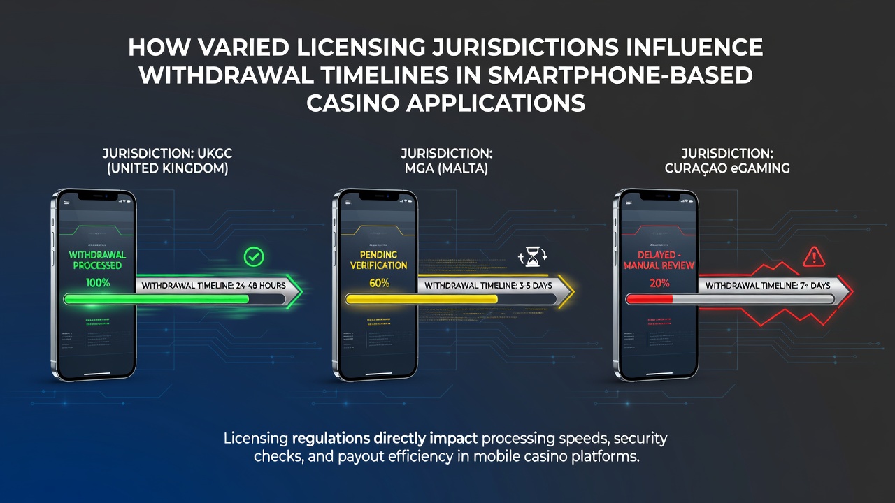 Smartphone displaying casino app interface with withdrawal options highlighted