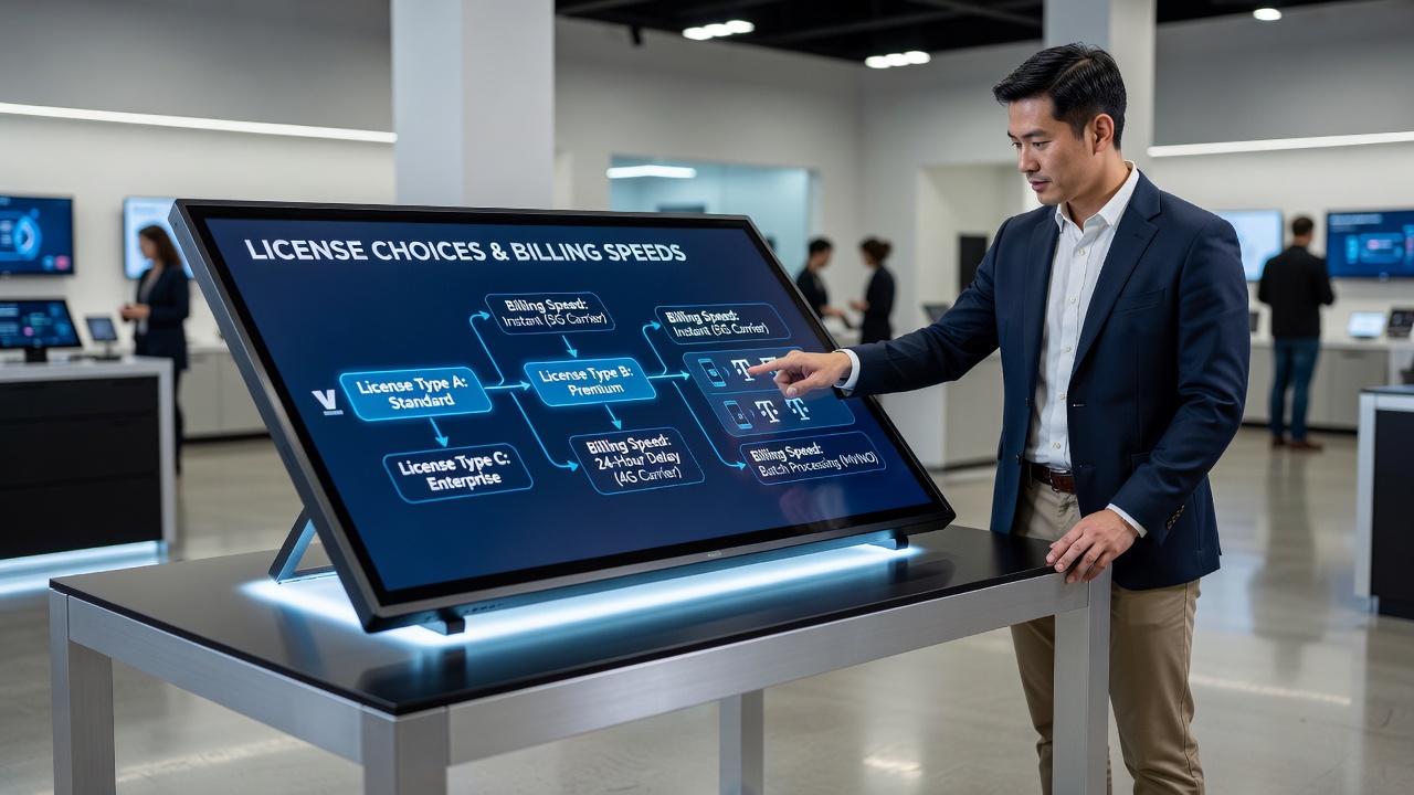 Overview of license frameworks influencing carrier billing integration at mobile dealer tables