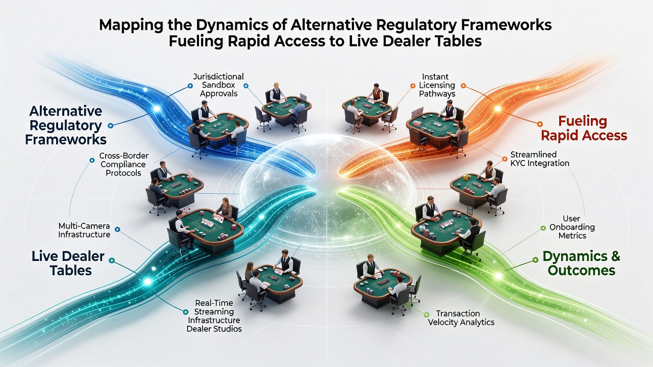 Mobile billing flow diagram connected to live casino tables and regulatory checkpoints