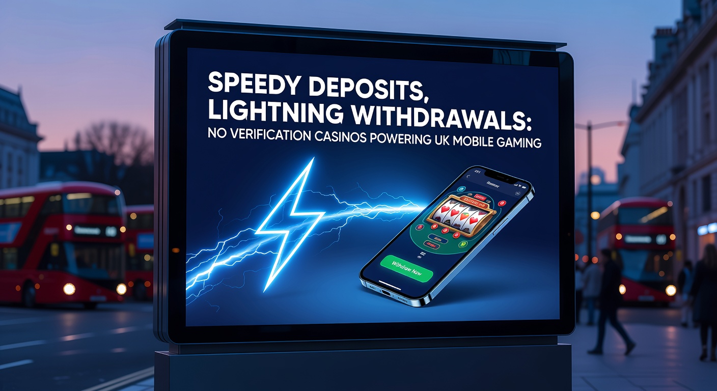Vibrant mobile phone screen displaying instant casino deposits and withdrawals in action, highlighting speed and convenience for UK players