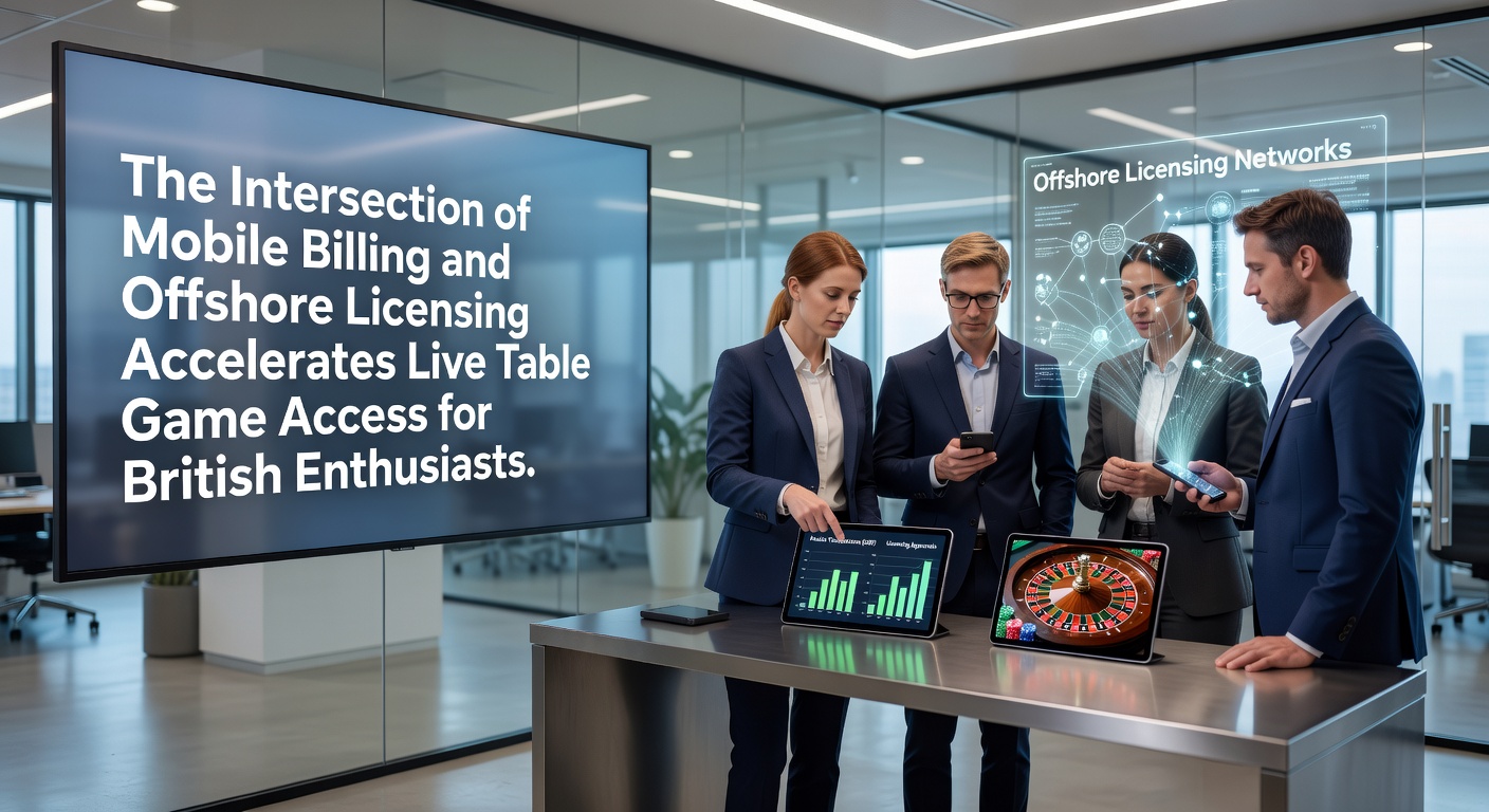 Mobile billing interfaces connecting to international casino platforms showing live dealer tables