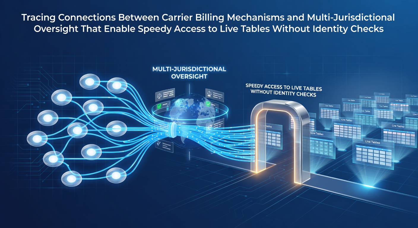 Diagram showing carrier billing flow integrated with international licensing frameworks for live casino access