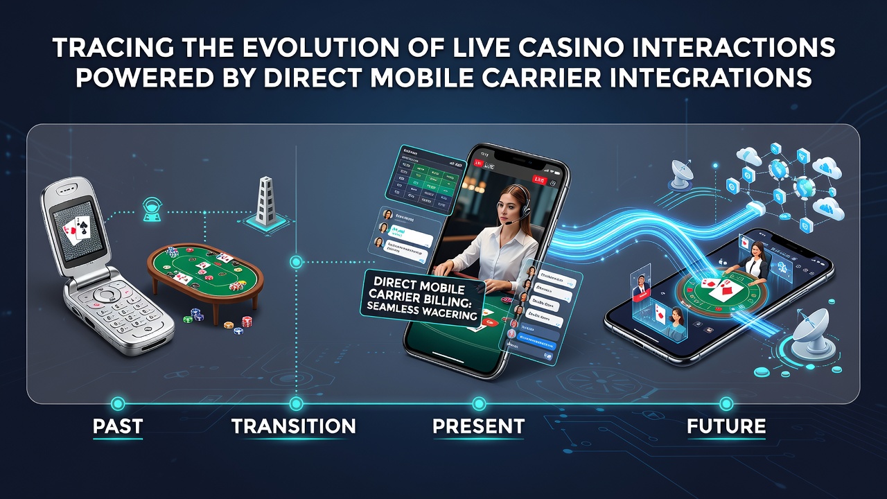 Live dealer table interface on mobile device with carrier billing confirmation screen